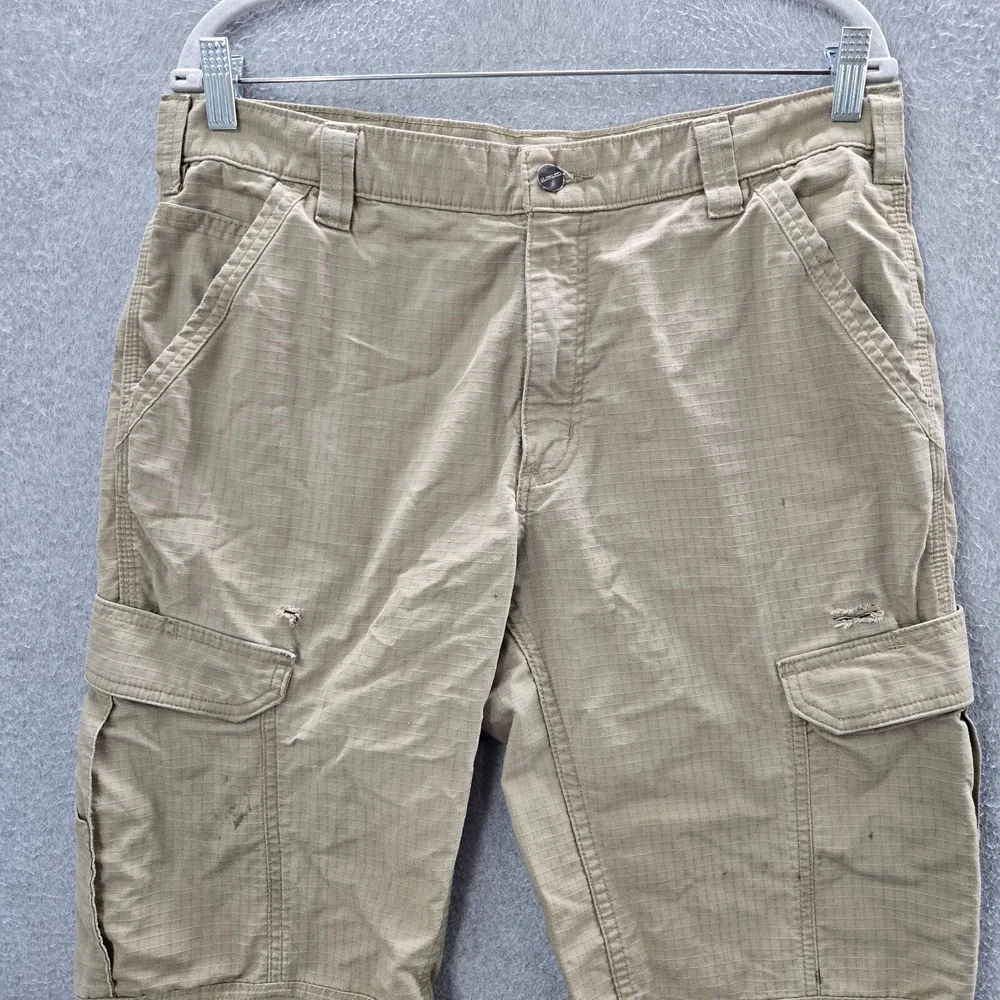 Carhartt Men Pants 34x30 Beige Relaxed Fit DKH Cargo Straight READ